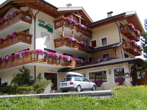 Foto esterno in estate Dolomites Inn