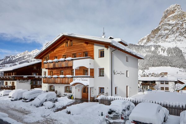 Foto esterno in inverno Ciasa Verena