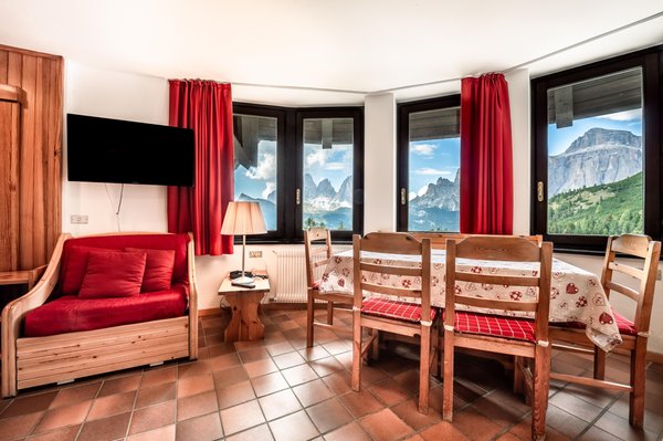 La zona giorno Hotel + Residence Gonzaga
