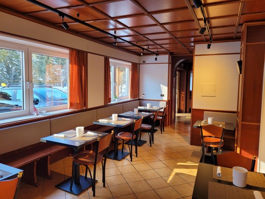 Il ristorante Canazei Mozart Nesthouse