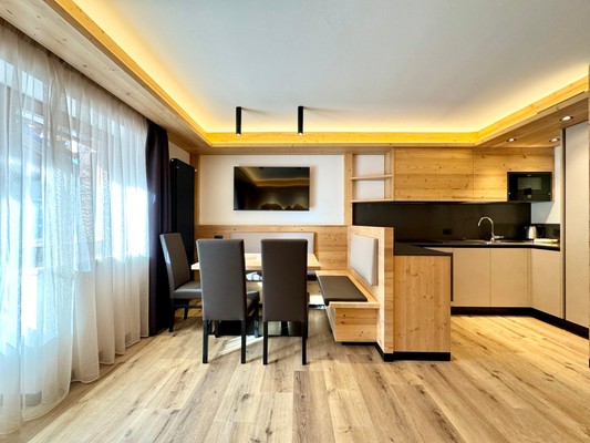 La zona giorno B&B + Appartamenti Cèsa Planber