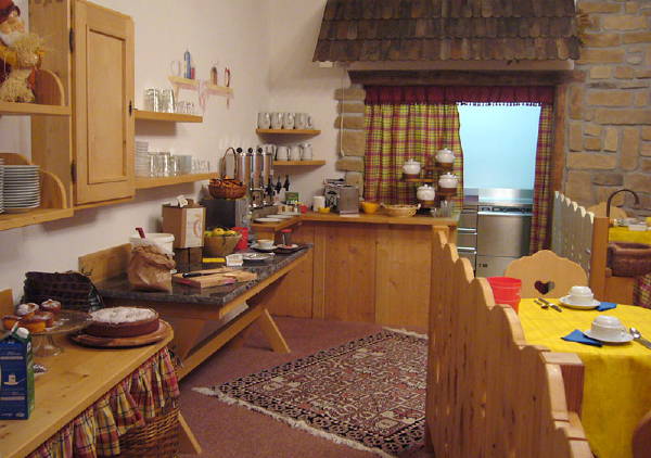 The breakfast Mountain Hut-Hotel Monti Pallidi