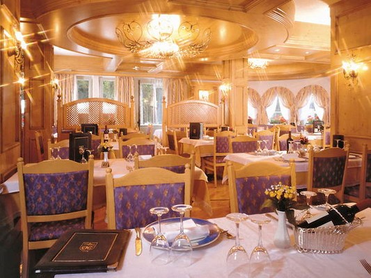 Il ristorante Campitello di Fassa Diamant Park Hotel