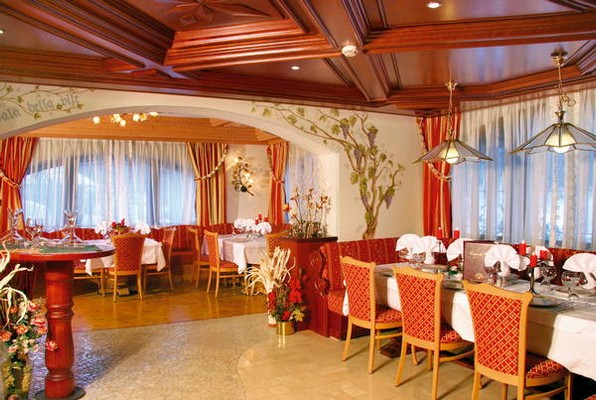 Il ristorante Campitello di Fassa Rubino Park Hotel