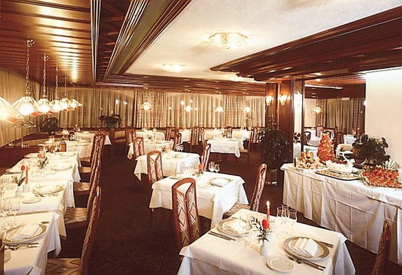 Il ristorante Campitello di Fassa Rubino Park Hotel