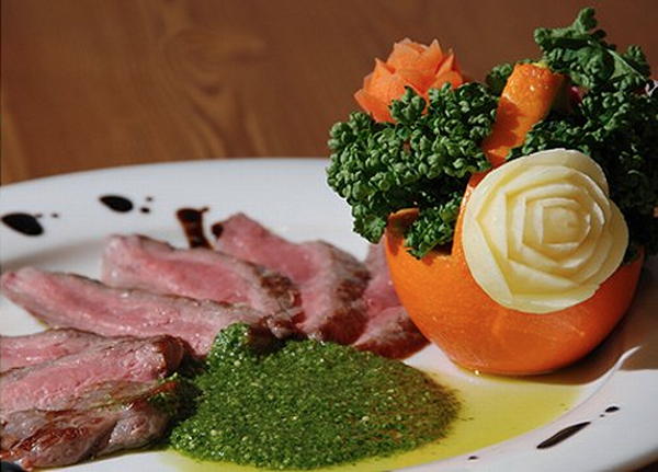 Il ristorante Campitello di Fassa Sport Hotel Enrosadira
