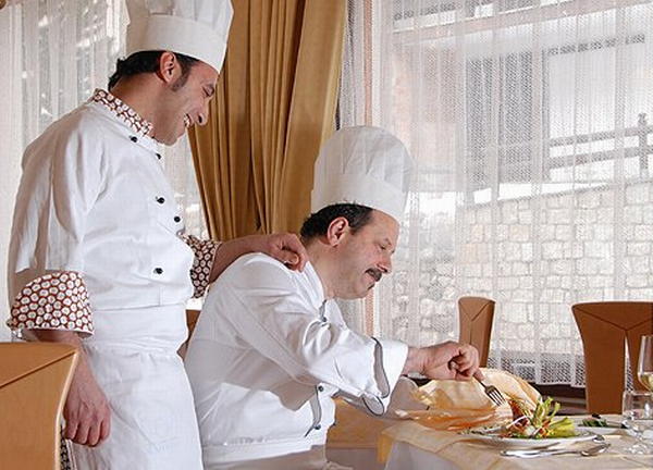 Il ristorante Campitello di Fassa Sport Hotel Enrosadira