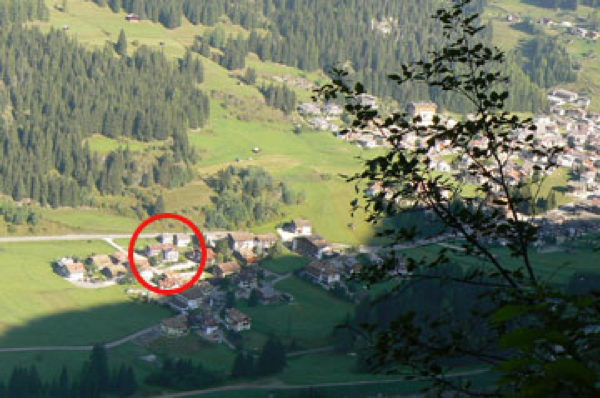 La posizione Garni (B&B) Tyrolia Fontanazzo (Mazzin)