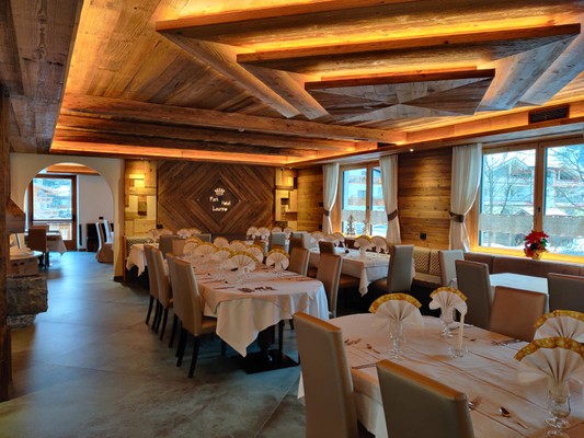The restaurant Pozza di Fassa Park Hotel Laurino