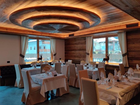 The restaurant Pozza di Fassa Park Hotel Laurino