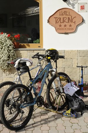 The car park Alpine Touring Hotel