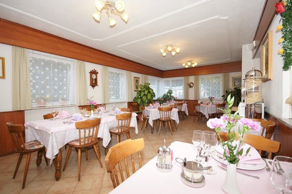 Il ristorante Pozza di Fassa Villa Mozart
