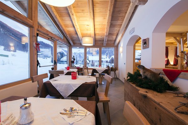 Il ristorante Pozza di Fassa Lastei