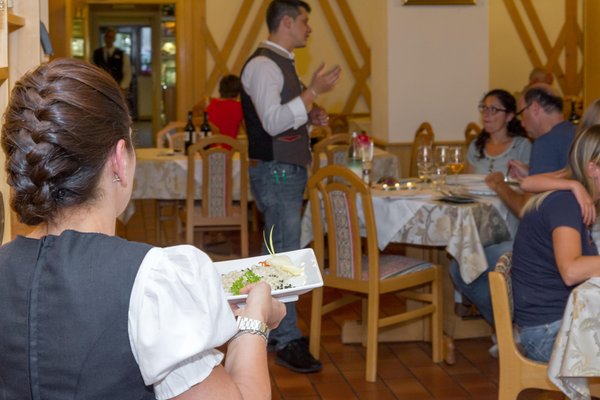 Das Restaurant Vigo di Fassa Andes Hotel Family & Wellness