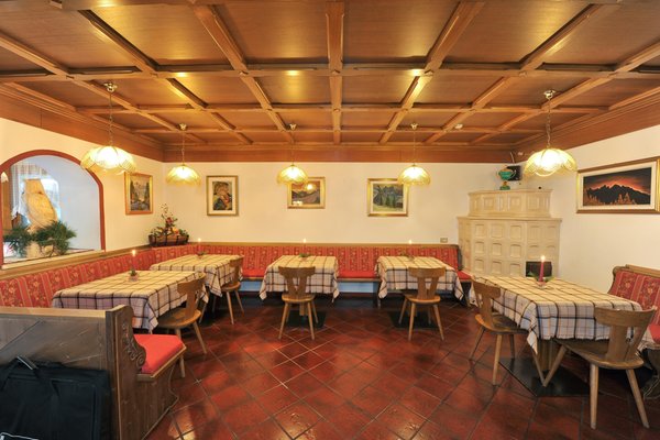 The restaurant Vigo di Fassa Cristallo