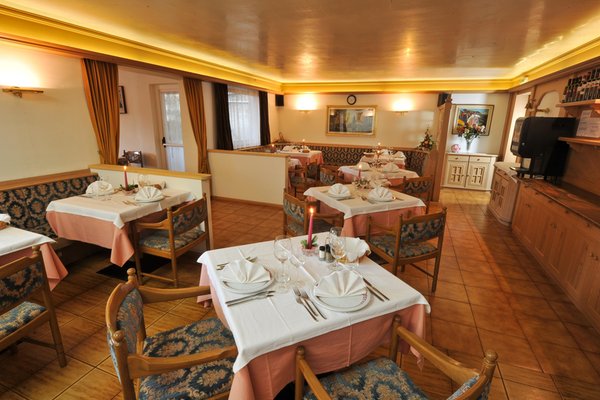 Il ristorante Vigo di Fassa Cristallo