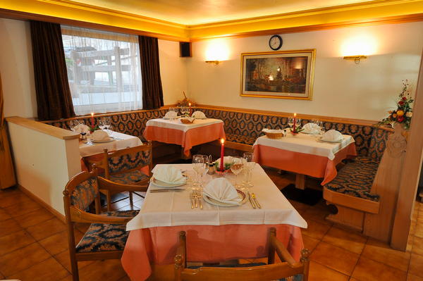 Il ristorante Vigo di Fassa Cristallo