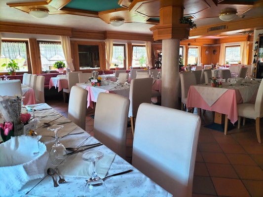The restaurant Vigo di Fassa Vael