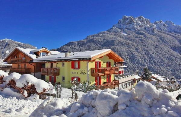 Foto invernale di presentazione Hotel Vigo