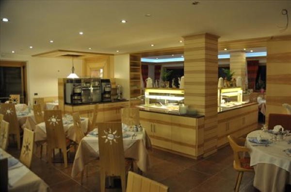 The restaurant Vigo di Fassa Sonne Sole