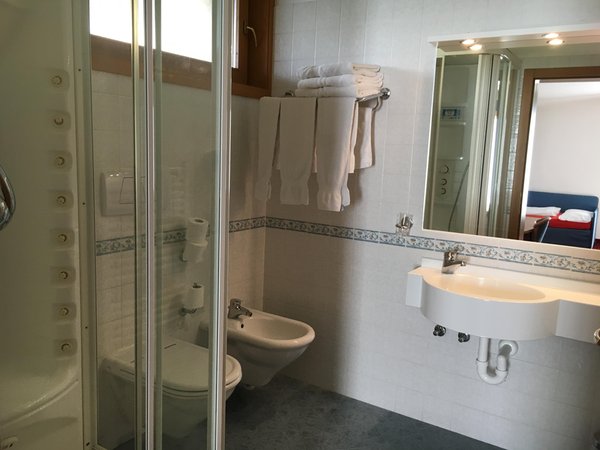 Photo of the bathroom B&B (Garni) Enrosadira