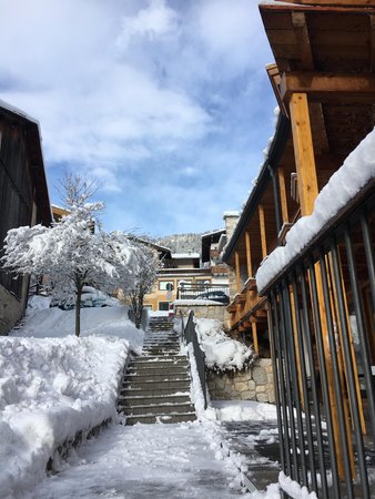 Photo exteriors in winter Enrosadira