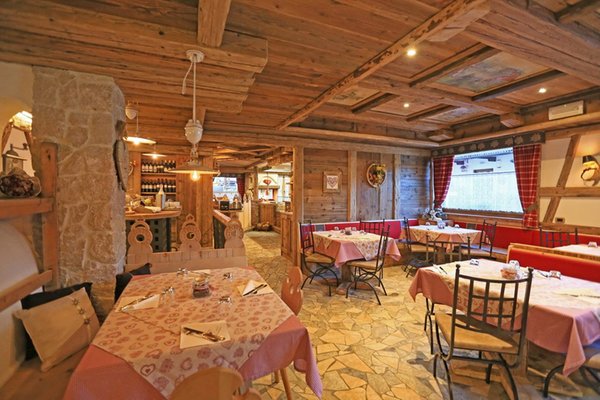 The restaurant Vigo di Fassa Ladin