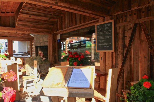 The restaurant Vigo di Fassa Ladin