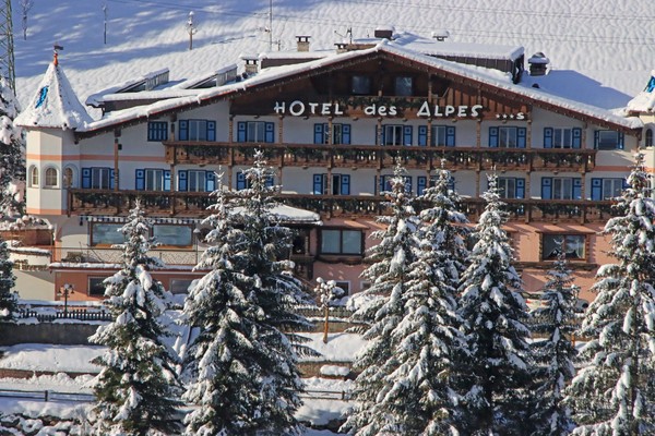 Foto Außenansicht Hotel Des Alpes