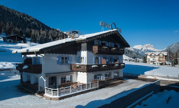 Foto invernale di presentazione Garni Aurora