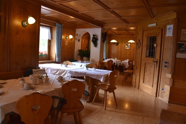 Il ristorante Corvara Haus Tyrol