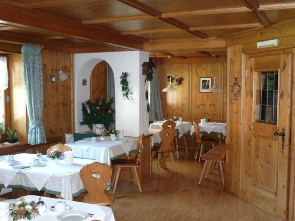 Il ristorante Corvara Haus Tyrol
