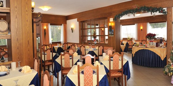Il ristorante Moena Bucaneve