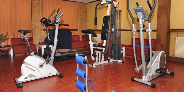 Foto della zona fitness Hotel Bucaneve