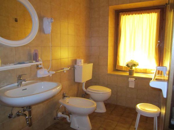 Foto del bagno Hotel Bucaneve