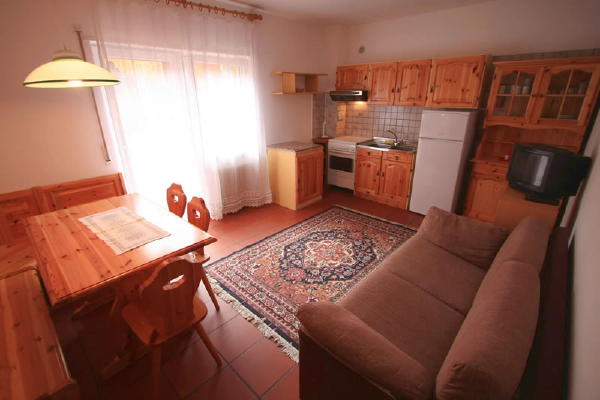 La zona giorno Appartamenti Ciasaà