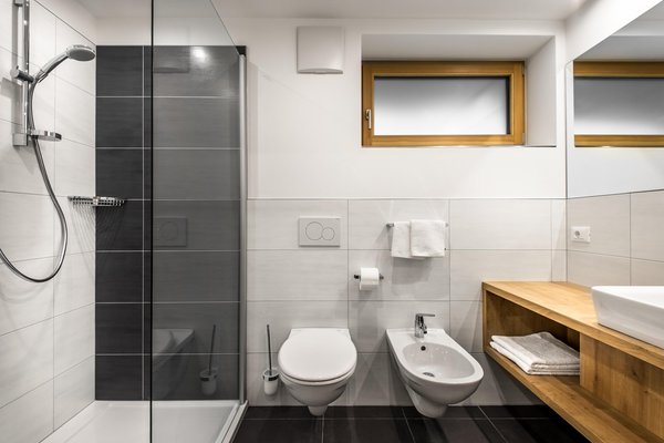 Foto del bagno B&B-Hotel + Residence Larix