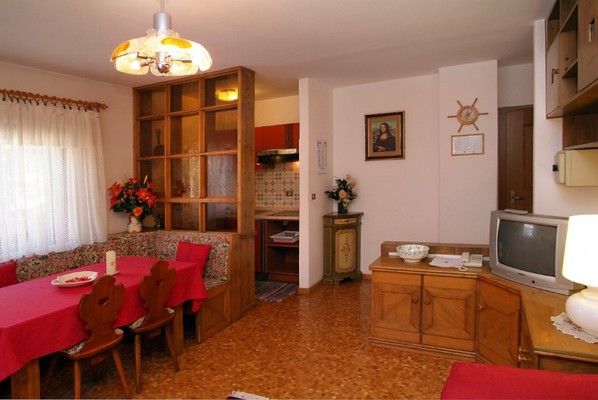 La zona giorno Residence Kamerloy