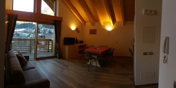 La zona giorno Appartamenti Cesa Moritz