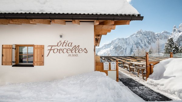 Foto esterno in inverno Ütia Forcelles