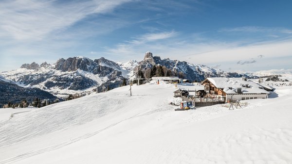 Winter presentation photo Mountain hut Punta Trieste