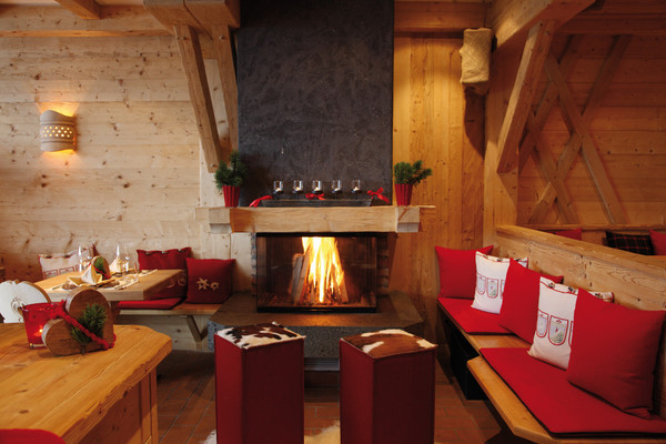 The common areas Col Pradat Lodge