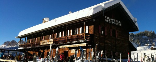 Photo exteriors in winter Capanna Nera