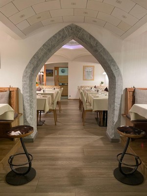 Das Restaurant St. Vigil Lago della Creta