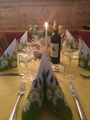 The restaurant San Vigilio / St. Vigil Erika