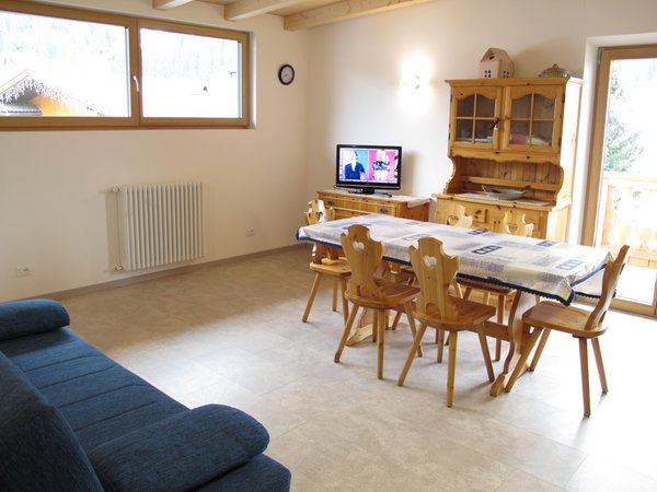 La zona giorno Appartamenti Casari Chiara