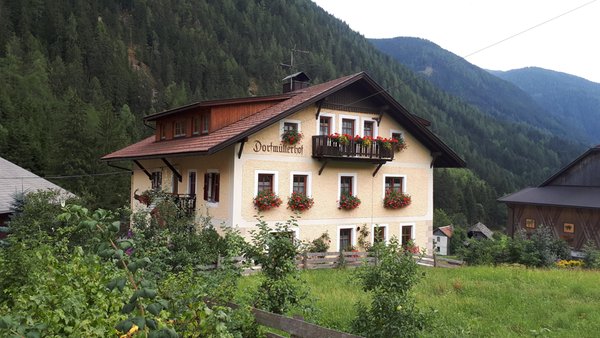 Foto estiva di presentazione Osteria contadina Dorfmüllerhof