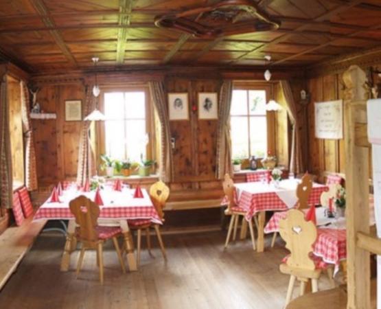 The restaurant Anterselva / Antholz Farm bar Dorfmüllerhof