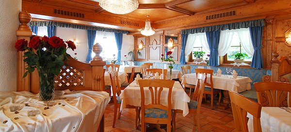 Il ristorante Anterselva Santeshotel Wegerhof