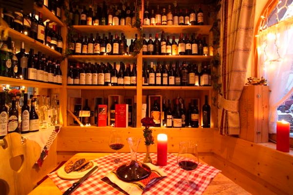 The restaurant Ortisei / St. Ulrich Cascade